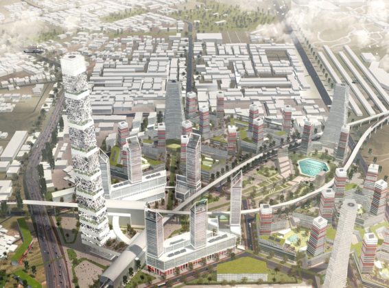 El nuevo distrito vertical en Delhi