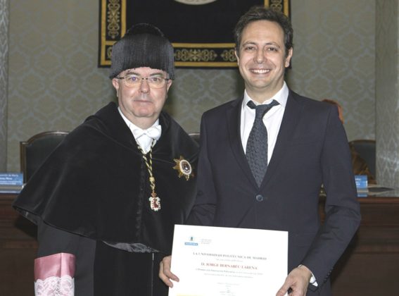 Jorge Bernabéu premiado por la Universidad Politécnica de Madrid