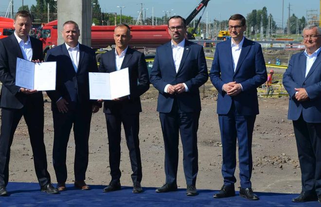 Signing of the agreement for the Warsaw-Lódź High-Speed Line