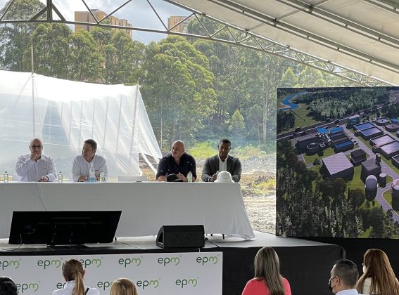 Modernization and expansion of the wastewater treatment plant in Rionegro, Colombia.