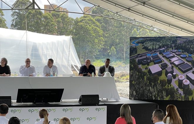 Modernization and expansion of the wastewater treatment plant in Rionegro, Colombia.