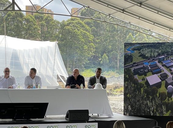Obras de modernización y ampliación de la planta de tratamiento de aguas residuales de Rionegro, Colombia