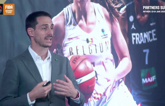 Participating in the 2022 FIBA Equipment & Venue Centre Partners Summit