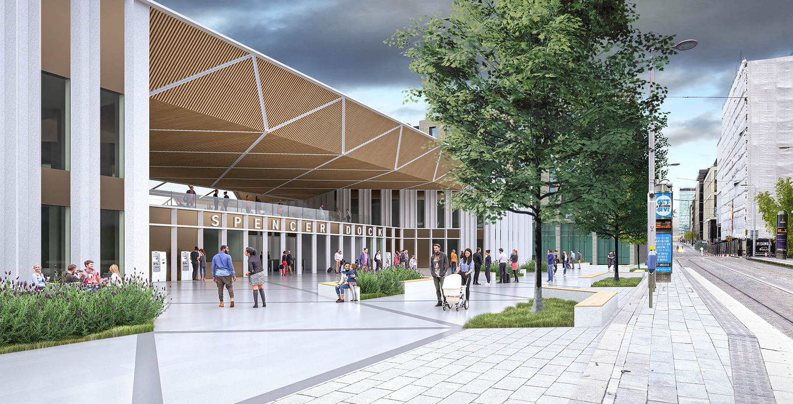 Designing the Connolly and Spencer Dock stations as part of the DART+