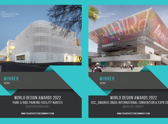 Obtenemos cuatro premios en los «World Design Awards» de Arquitectura