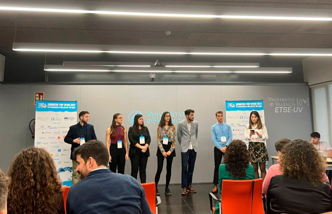 Our young professionals from the water division participating in the YMP Congress