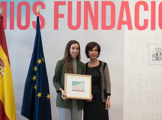 Nuestra compañera Cristina Sanz premiada por la Fundación ENAIRE por su Trabajo Fin de Grado