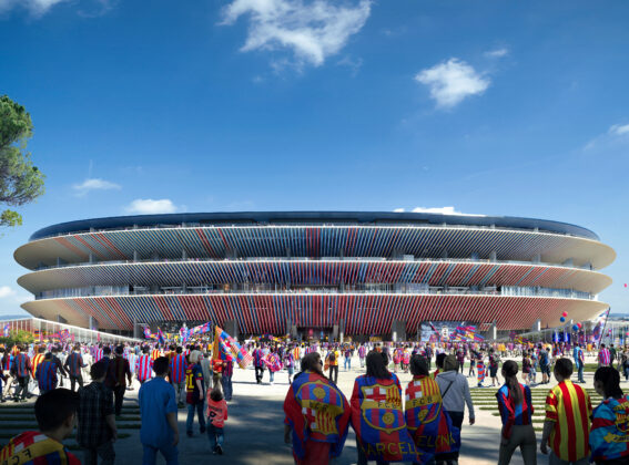 Celebramos con el FCB la recepción del International Architecture Award por nuestro proyecto del Camp Nou