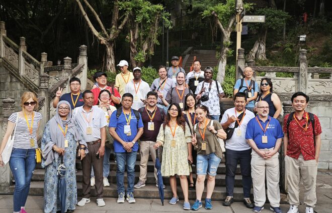 Aprendiendo sobre Ecohidrología en Chongqing, China