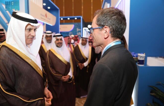 His excellence, the Saudi Minister of Environment, Water and Agriculture visits us at the Saudi Water Forum