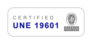 IDOM UNE 19601 logo