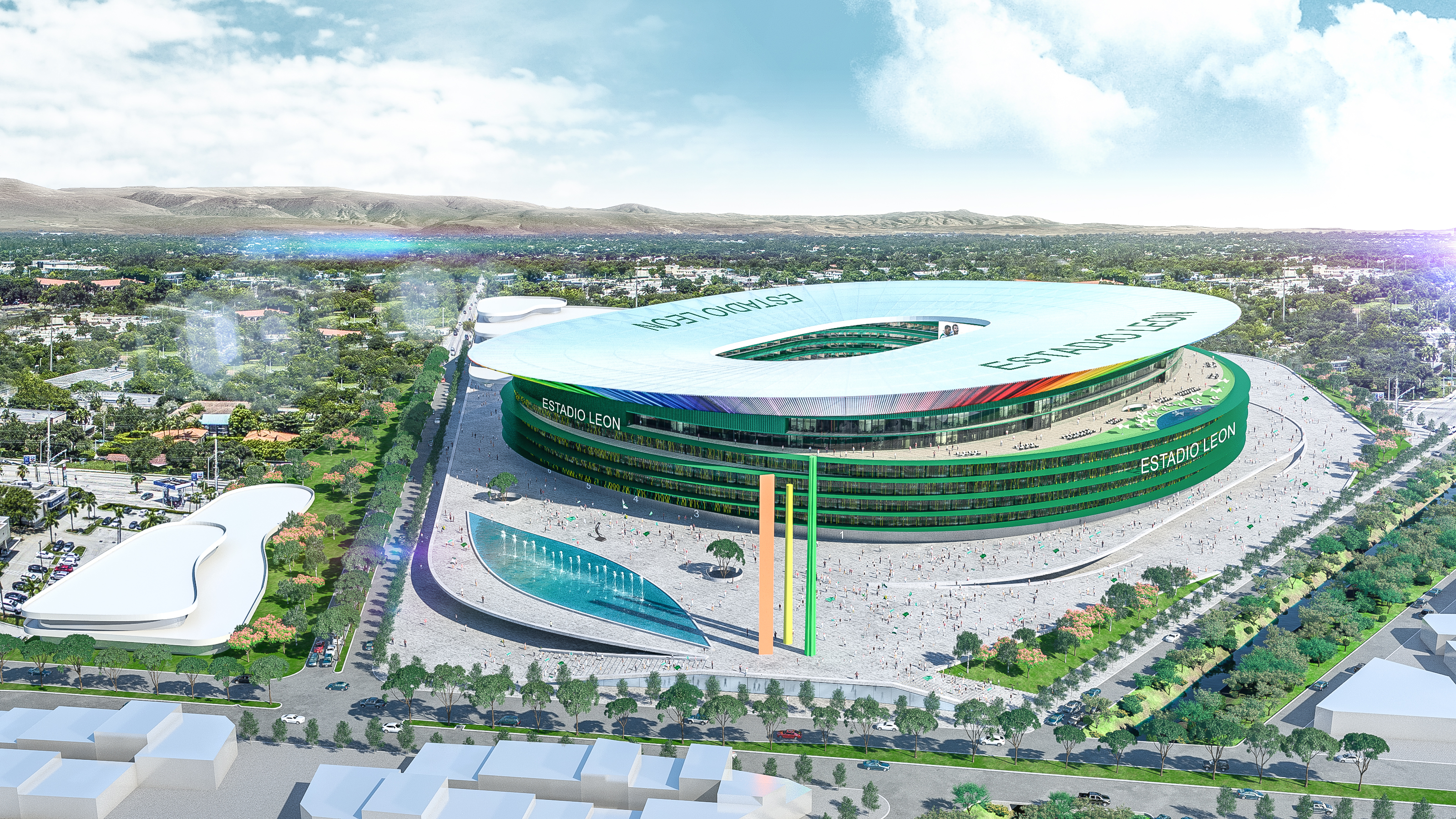 04 Infografias 3D Estadio Leon