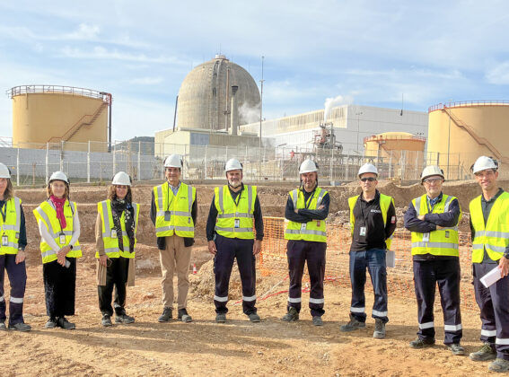 IDOM accompanies the institutional visit to the ATI-100 works in Ascó and Vandellós II