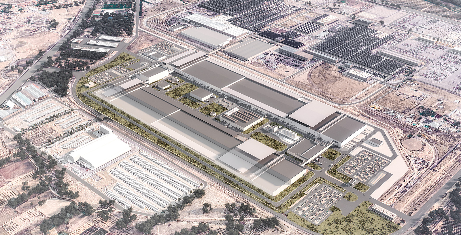 Comienzan las obras de la gigafactoría de baterías para vehículo eléctrico en Aragón