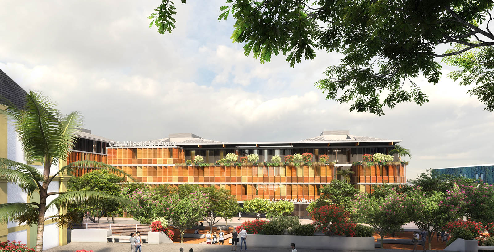 5 Centro Admin Saint Pierre_Jardines Ayuntamiento_IDOM_